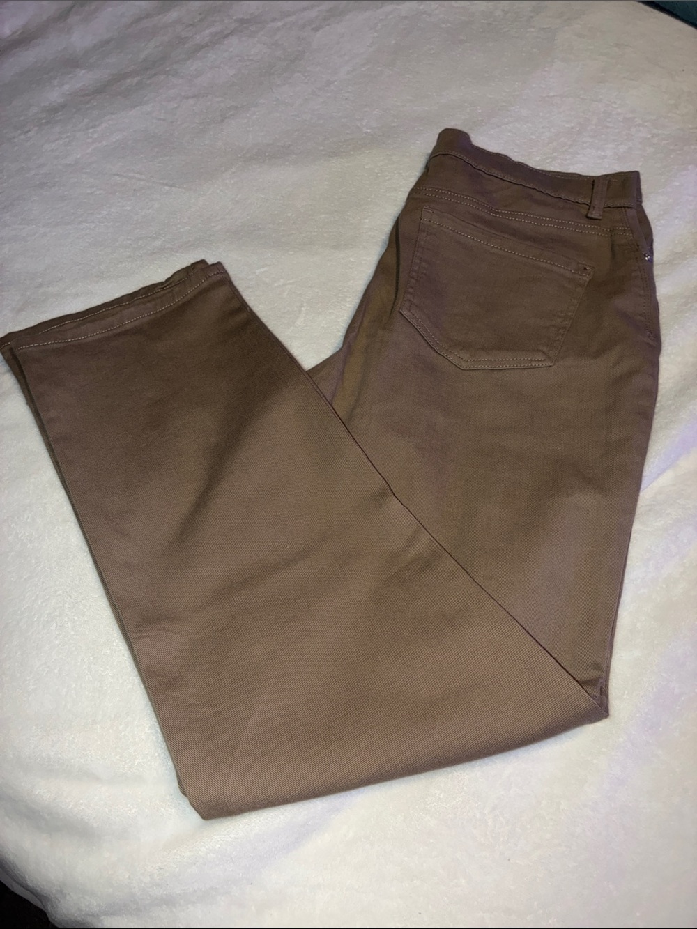 Gloria Vanderbilt Women’s Tan Chinos - Straight Leg